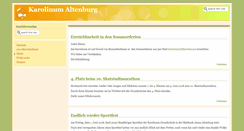 Desktop Screenshot of karolinum.de