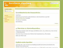 Tablet Screenshot of karolinum.de
